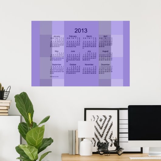 Mauerkalender 2013 poster (Heimbüro)