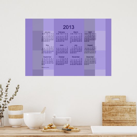 Mauerkalender 2013 poster (Küche)