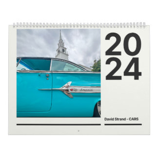 Mauerkalender 2024 für Vintage-Autostäube Kalender