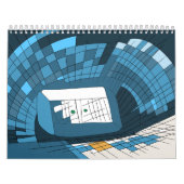 Mauerkalender 2024 mit einzigartigem Kunstwerk Kalender (Titelbild)