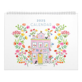 Mauerkalender 2025 / Große 11"h x 14,25"w Kalender