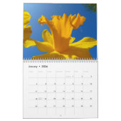 Mauerkalender mit Blume Kalender (Jan 2026)