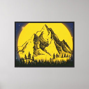 Mauerkunst Leinwanddruck