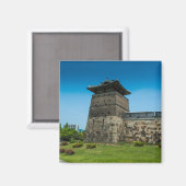 Mauern der Festung Suwon Magnet (Vorderseite/Rückseite)
