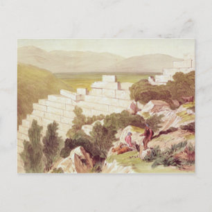 Mauern des alten Samos, Cephalonia, 19. Jahrhunder Postkarte