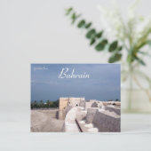 Mauern des Qal'at al-Bahrain oder Bahrain Fort Postkarte (Stehend Vorderseite)