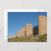 Mauern von Avila Postkarte (Vorne/Hinten)