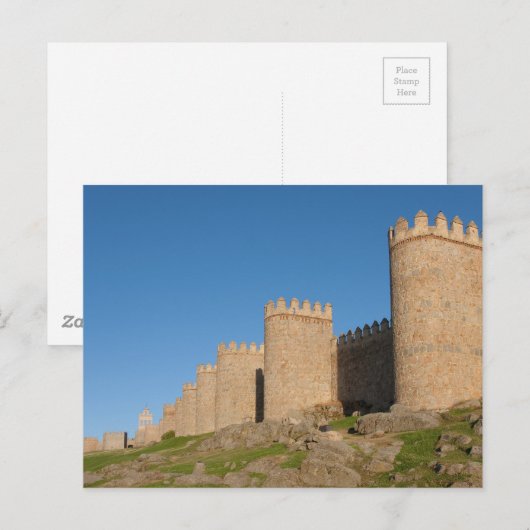Mauern von Avila Postkarte (Vorne/Hinten)