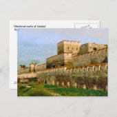 Mauern von Istanbul Postkarte (Vorne/Hinten)