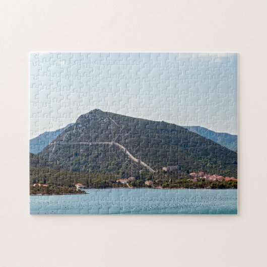 Mauern von Ston - Dalmatien, Kroatien Puzzle (Horizontal)