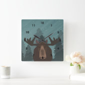 Mauernuhr Quadratische Wanduhr (Zuhause)