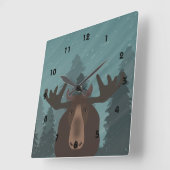 Mauernuhr Quadratische Wanduhr (Winkel)