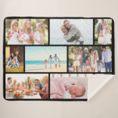 Mauerrost 9 FotoCollage Schwarz Sherpadecke (Vorderseite (Horizontal))