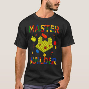 Mauerstauber blockt Master Builder Kids T-Shirt