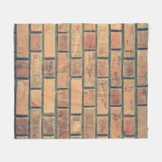 Mauersteine aus Ziegelstein Fleecedecke (Vorderseite (Horizontal))