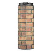 Mauersteine aus Ziegelstein Thermosbecher (Rückseite)