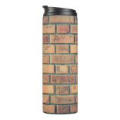 Mauersteine aus Ziegelstein Thermosbecher (Nach rechts gedreht)