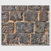 Mauersteinstruktur Geschenkpapier (Flach)