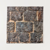 Mauersteinstruktur Wandteppich (Vorderseite)