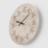 Mauerstollen-Uhr Große Wanduhr (Winkel)