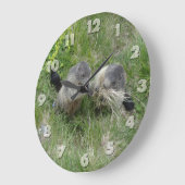 Maueruhr Große Wanduhr (Winkel)