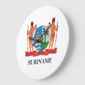 Maueruhr mit Wappen Große Wanduhr (Winkel)