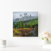 Maueruhr Quadratische Wanduhr (Zuhause)