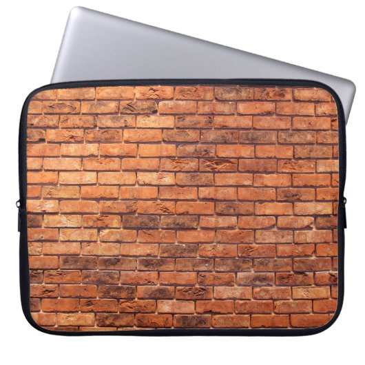 Mauerwerk aus Ziegelmauer Laptopschutzhülle (Vorderseite)