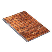 Mauerwerk aus Ziegelmauer Notizblock (Rechte Seite)