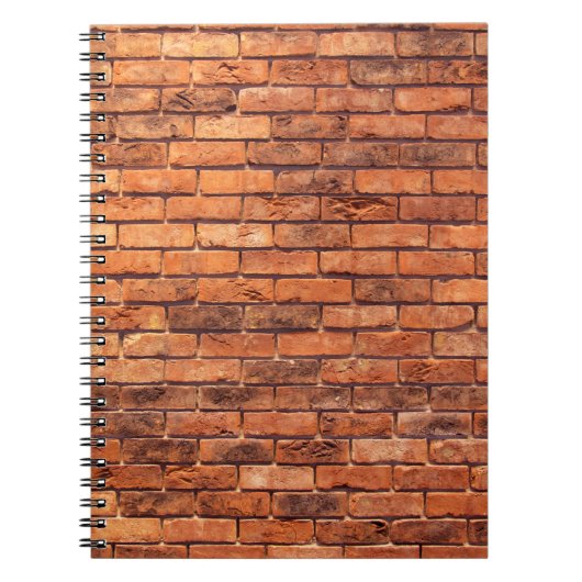 Mauerwerk aus Ziegelmauer Notizblock (Vorderseite)