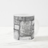 Mauerwerk - Gartenmauer 2 Mattglastasse (VorderseiteRechts)