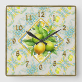 Mauerwerk-Uhr Quadratische Wanduhr (Vorderseite)