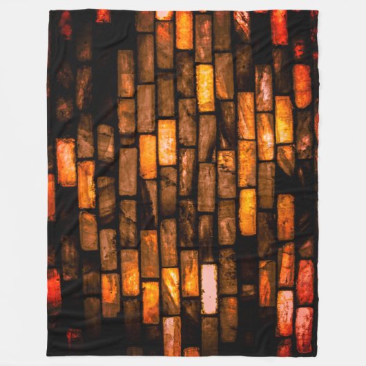 Mauerziegel Fleecedecke (Vorderseite)