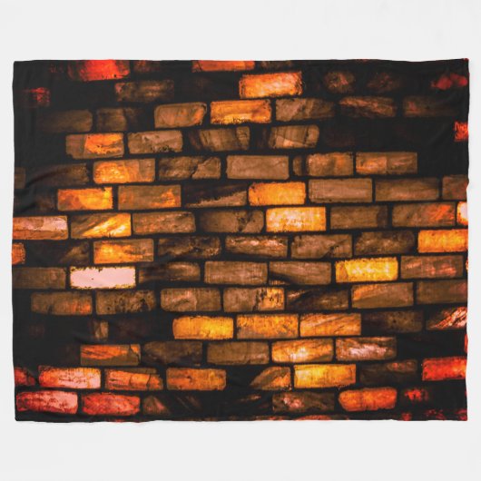 Mauerziegel Fleecedecke (Vorderseite (Horizontal))