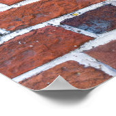 Mauerziegel Poster (Ecke)