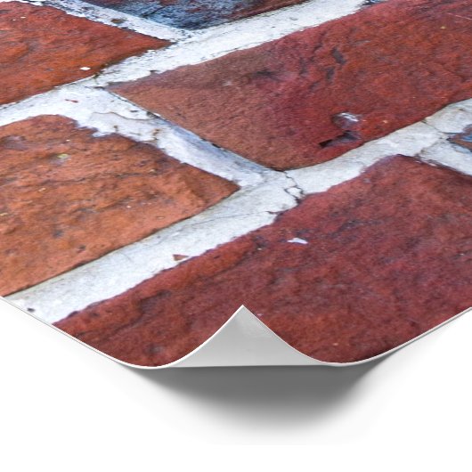 Mauerziegel Poster (Ecke)