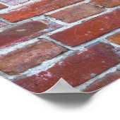 Mauerziegel Poster (Ecke)