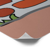 Mauerziegel Poster (Ecke)