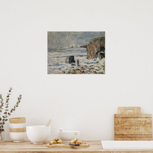 Maufra - Bretonische Küste Poster (Küche)