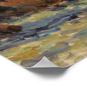 Maufra - Schöne Insel auf See Poster (Ecke)