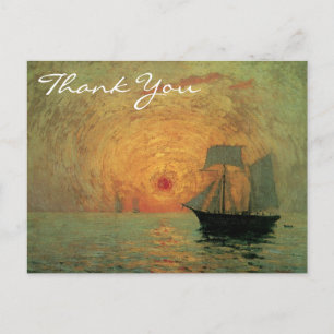 Maufras rote Sonne Postkarte