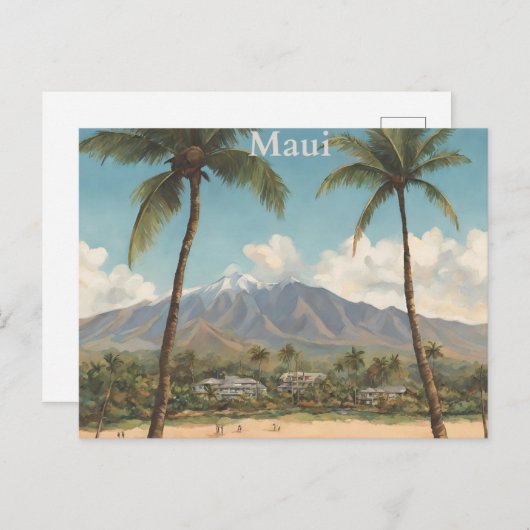 Maui (1) postkarte (Vorne/Hinten)