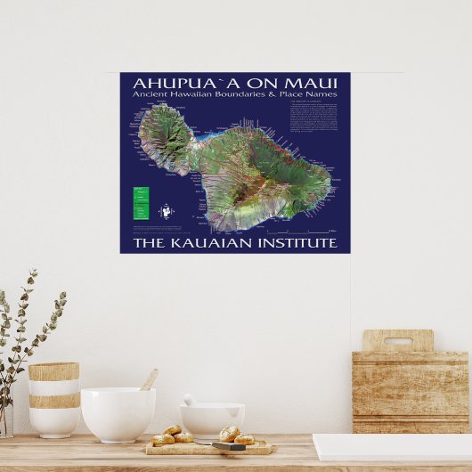 Maui Ahupuaa Poster (Küche)
