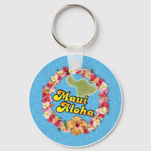 Maui Aloha Schlüsselanhänger (Vorderseite)