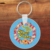 Maui Aloha Schlüsselanhänger (Vorderseite)