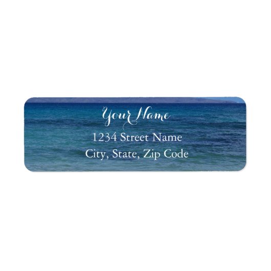 Maui Beach Address Labels (Vorne)