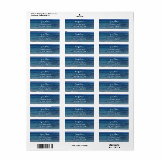 Maui Beach Address Labels (Vorne)