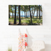 Maui Beach Hawaii Palm Trees Banner (Insitu)