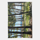 Maui Beach Hawaii Palm Trees Geschirrtuch (Vertikal)