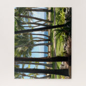 Maui Beach Hawaii Palm Trees Puzzle (Vertikal)